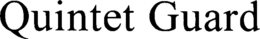 QUINTET GUARD trademark
