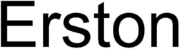 ERSTON trademark
