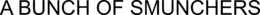 A BUNCH OF SMUNCHERS trademark
