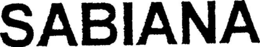 SABIANA trademark