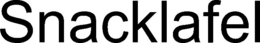 SNACKLAFEL trademark