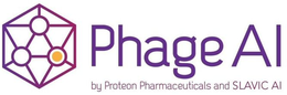 PHAGE AI BY PROTEON PHARMACEUTICALS AND SLAVIC AI trademark