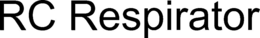 RC RESPIRATOR trademark