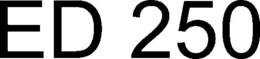 ED 250 trademark