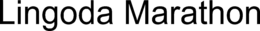 LINGODA MARATHON trademark