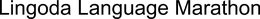 LINGODA LANGUAGE MARATHON trademark