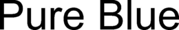 PURE BLUE trademark