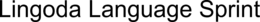LINGODA LANGUAGE SPRINT trademark