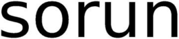 SORUN trademark