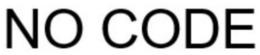 NO CODE trademark