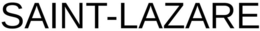 SAINT-LAZARE trademark