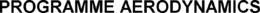 PROGRAMME AERODYNAMICS trademark