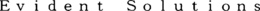EVIDENT SOLUTIONS trademark