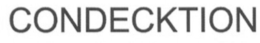 CONDECKTION trademark
