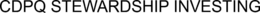 CDPQ STEWARDSHIP INVESTING trademark
