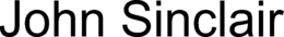 JOHN SINCLAIR trademark