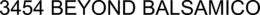 3454 BEYOND BALSAMICO trademark