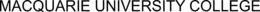 MACQUARIE UNIVERSITY COLLEGE trademark