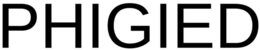 PHIGIED trademark