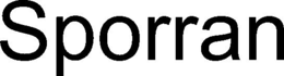 SPORRAN trademark
