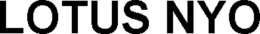 LOTUS NYO trademark