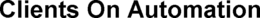 CLIENTS ON AUTOMATION trademark