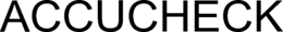 ACCUCHECK trademark