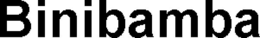 BINIBAMBA trademark