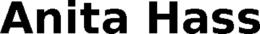 ANITA HASS trademark