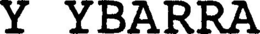Y YBARRA trademark