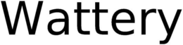 WATTERY trademark