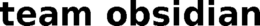 TEAM OBSIDIAN trademark