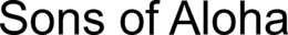 SONS OF ALOHA trademark
