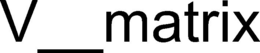 V__MATRIX trademark