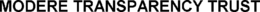 MODERE TRANSPARENCY TRUST trademark
