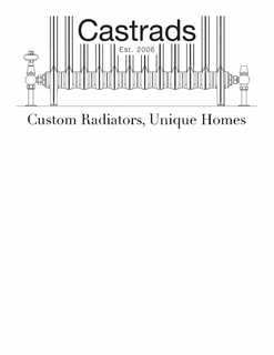 CASTRADS EST. 2006 CUSTOM RADIATORS, UNIQUE HOMES trademark