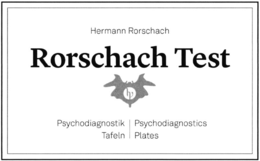 RORSCHACH TEST HERMANN RORSCHACH HPSI PSYCHODIAGNOSTIK TAFELN PSYCHODIAGNOSTICS PLATES trademark