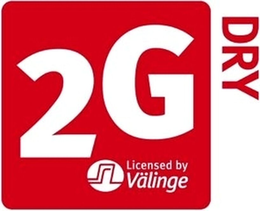 2G DRY LICENSED BY VÄLINGE trademark