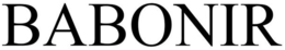 BABONIR trademark