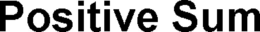 POSITIVE SUM trademark