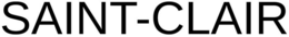SAINT-CLAIR trademark