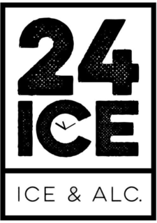 24 ICE ICE & ALC. trademark