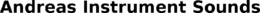 ANDREAS INSTRUMENT SOUNDS trademark