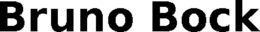 BRUNO BOCK trademark