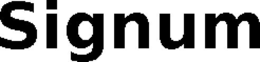 SIGNUM trademark