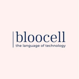 BLOOCELL THE LANGUAGE OF TECHNOLOGY trademark