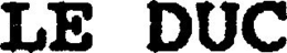 LE DUC trademark