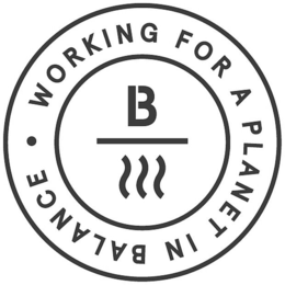 WORKING FOR A PLANET IN BALANCE B · trademark