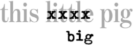 THIS LITTLE XXXX BIG PIG trademark