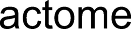 ACTOME trademark